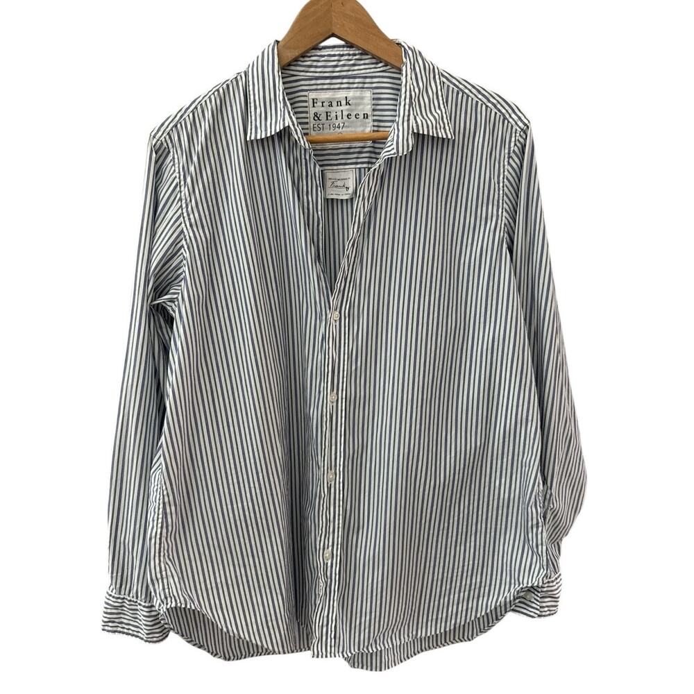 Frank & Eileen “The Frank” Striped Italian Cotton Button Up Size XL